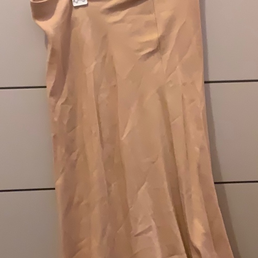 Elegant Beige Women's Skirt